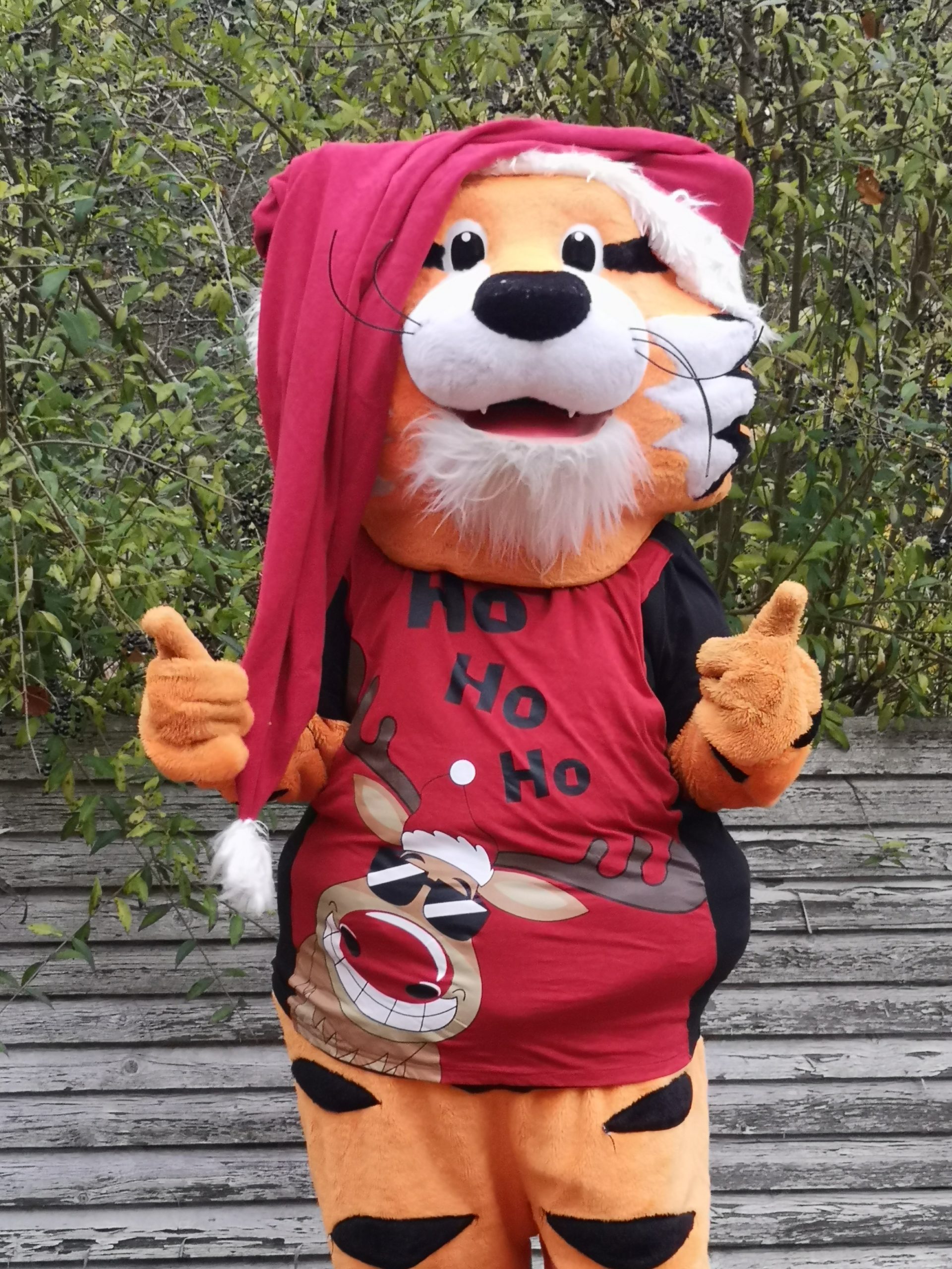 Tigerne Happy besøger Bloms